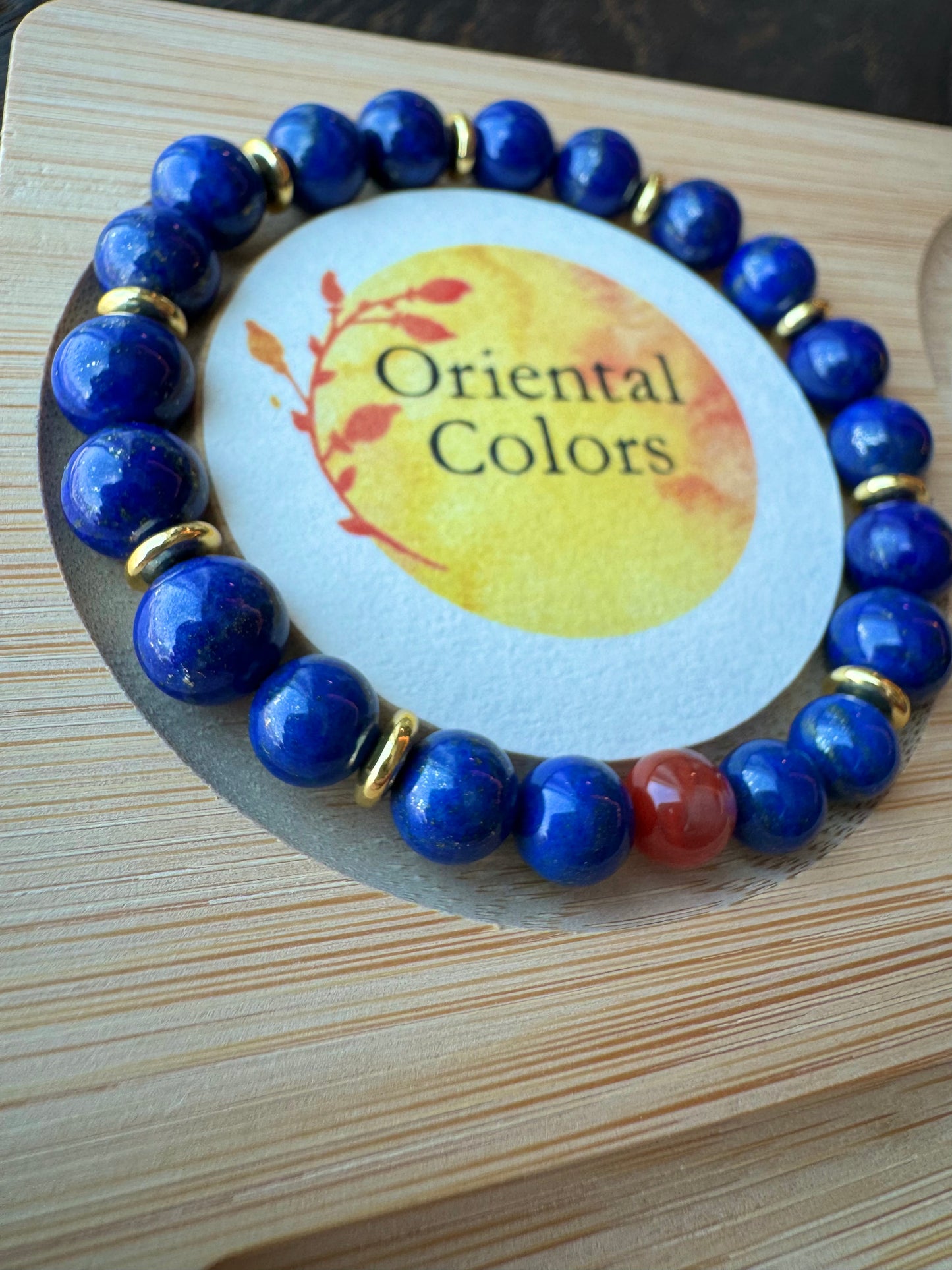Arrival of cranes guidance, healing Lapis lazuli bracelet