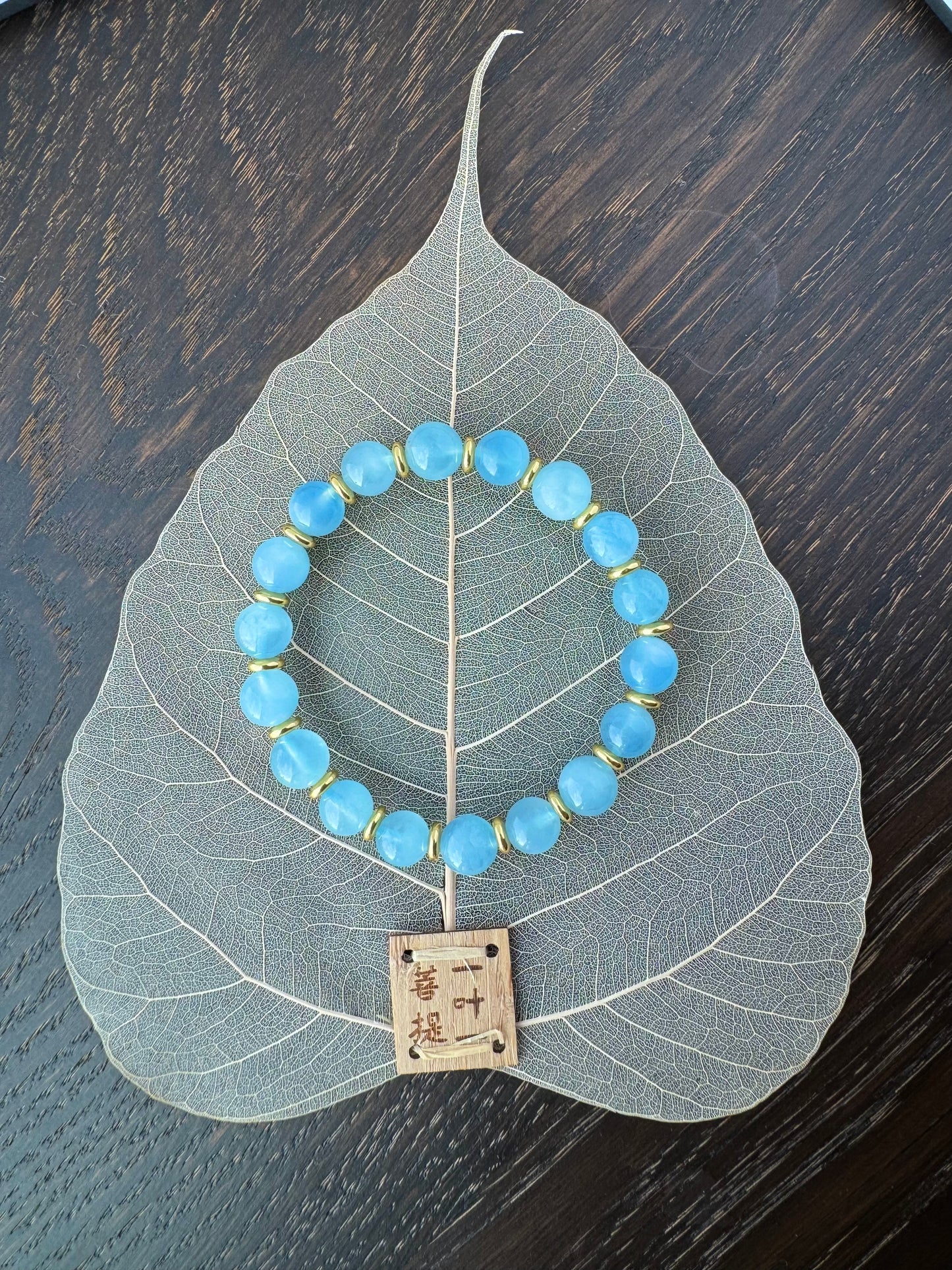Fuji-san enhancement Aquamarine bracelet