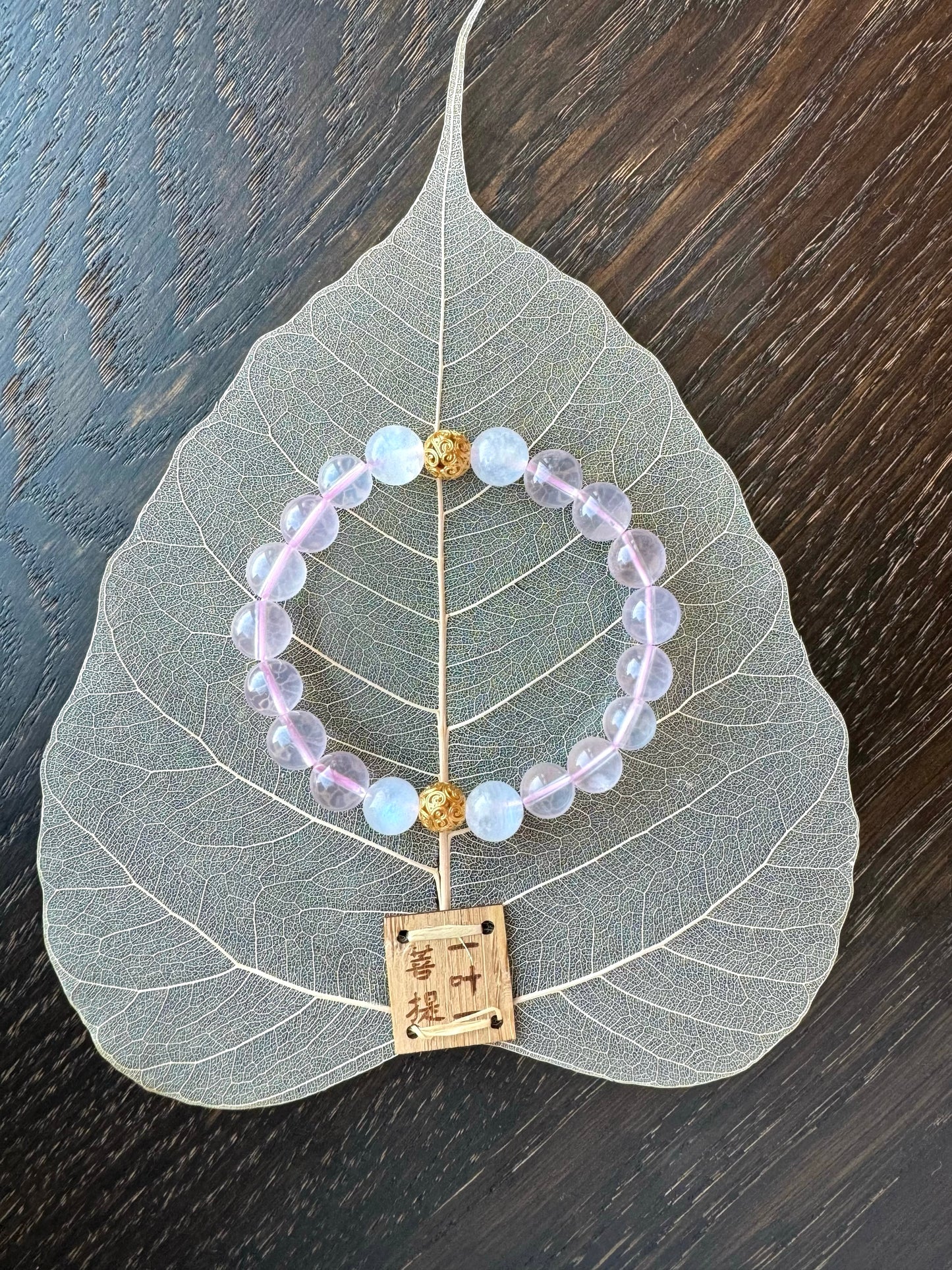 Enchantment relationship, self love Rose quartz bracelet