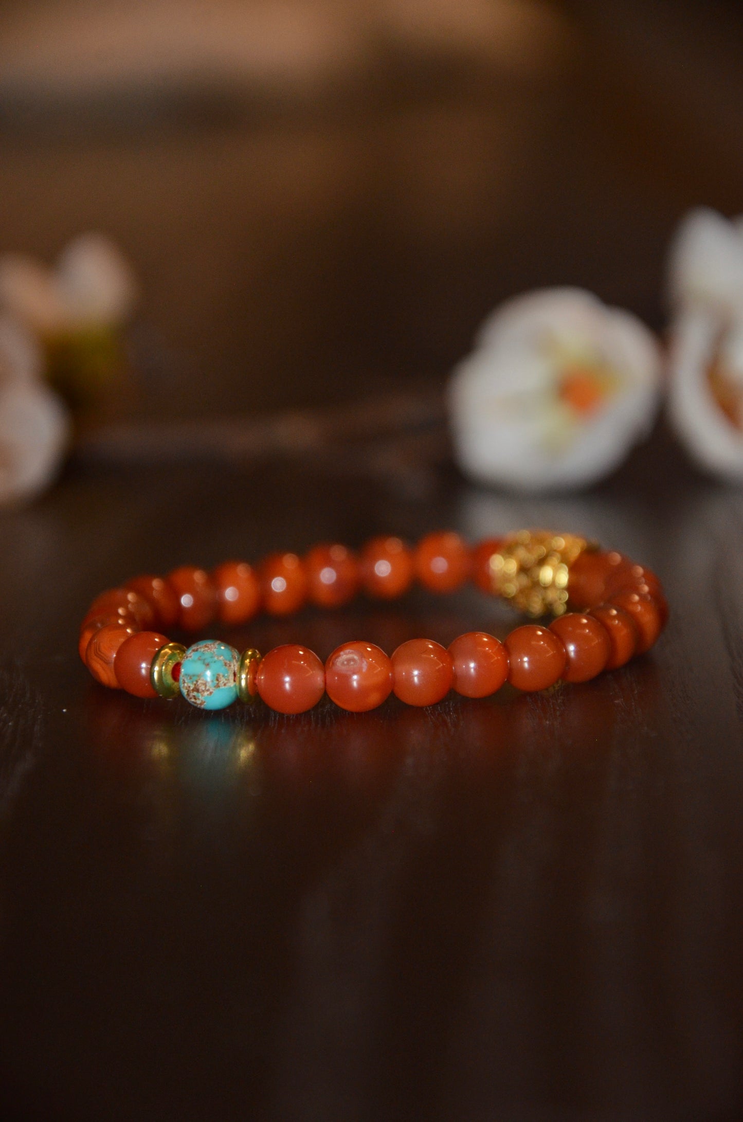 Year of the Dragon prosperity Red agate bracelet special edition
