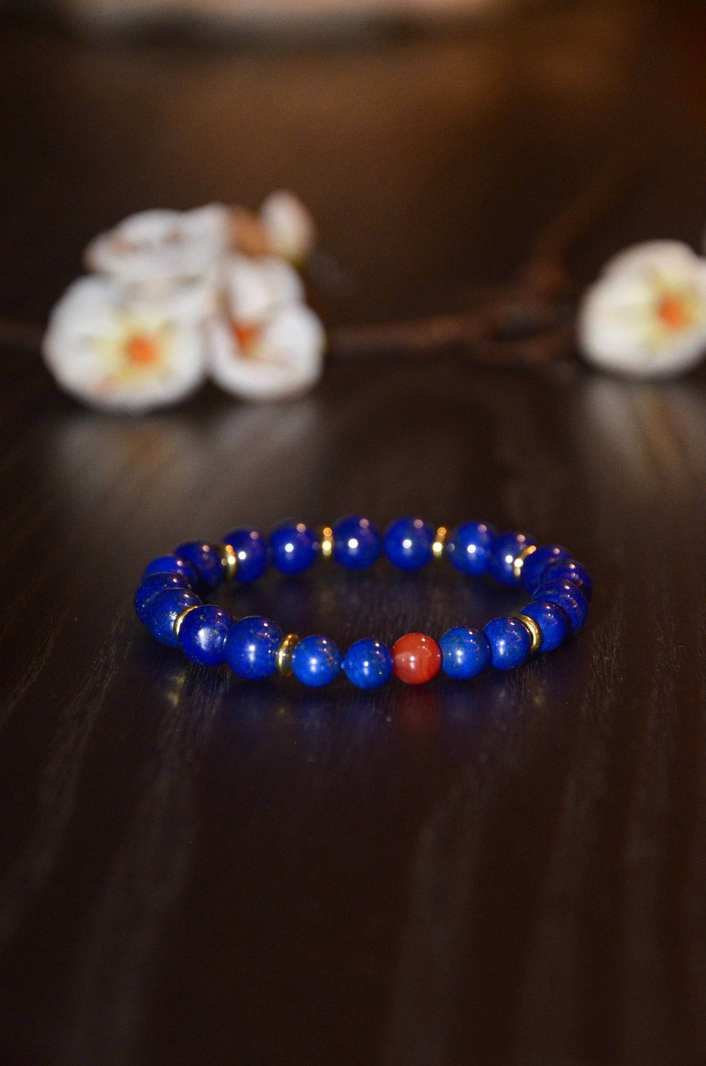 Arrival of cranes guidance, healing Lapis lazuli bracelet