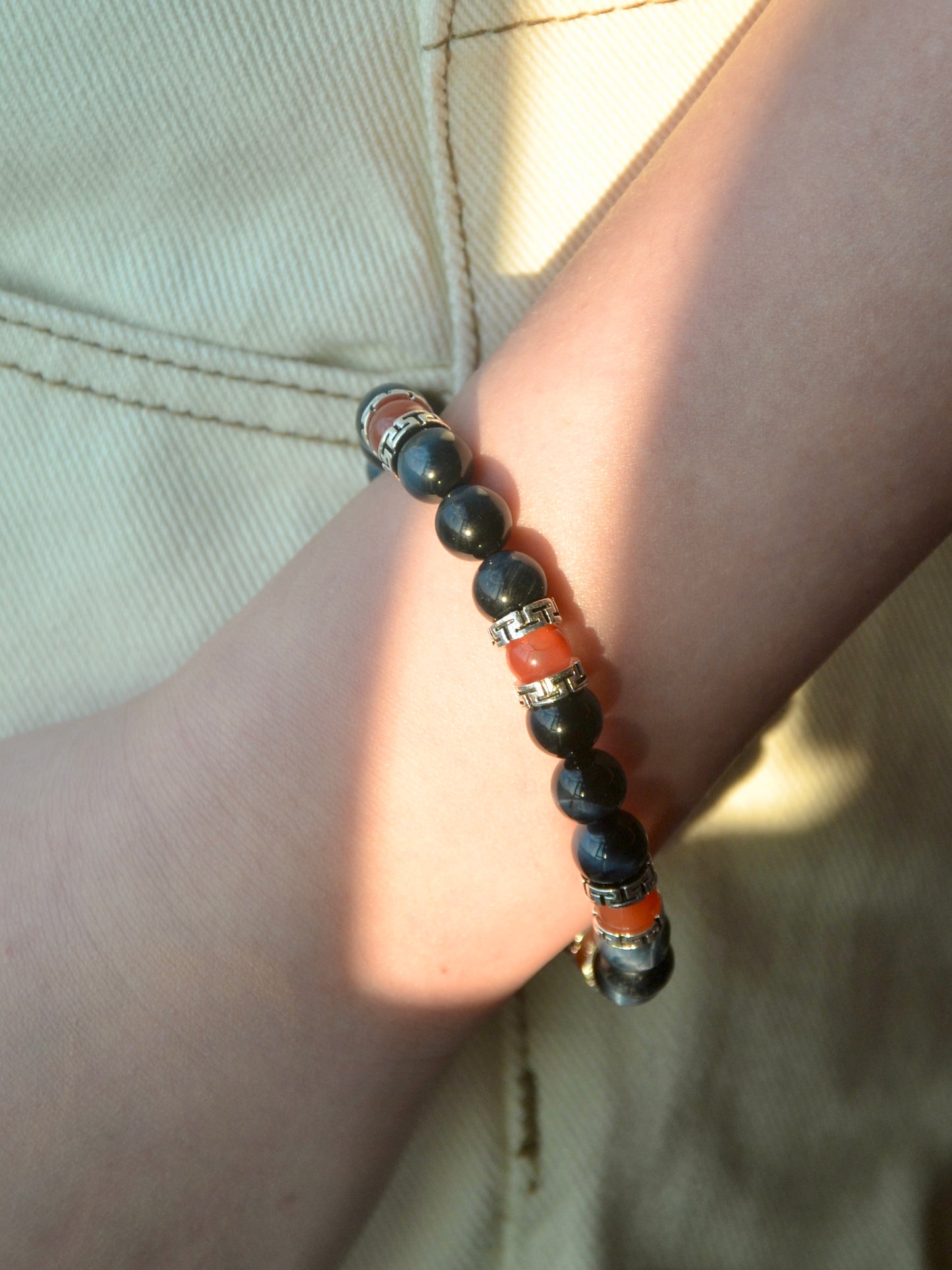 The maiden protection, dispel evil Blue tiger's eye bracelet