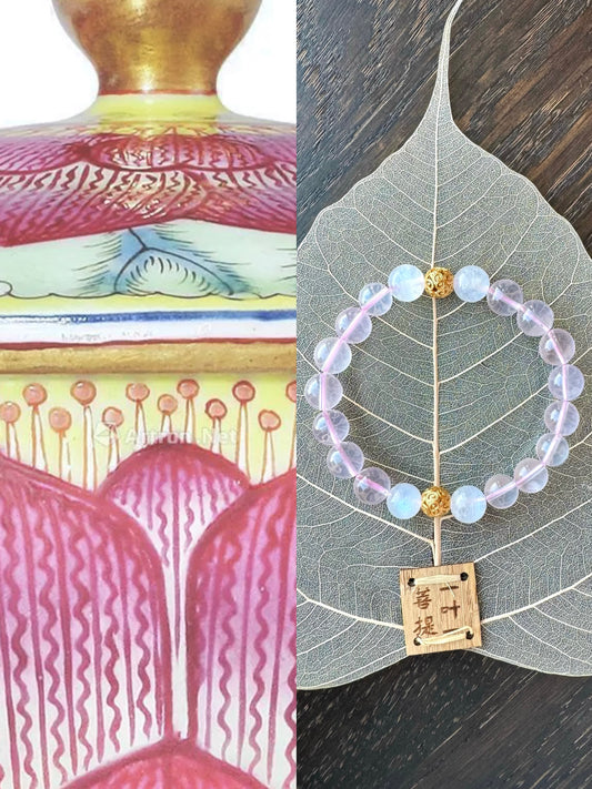 Enchantment relationship, self love Rose quartz bracelet