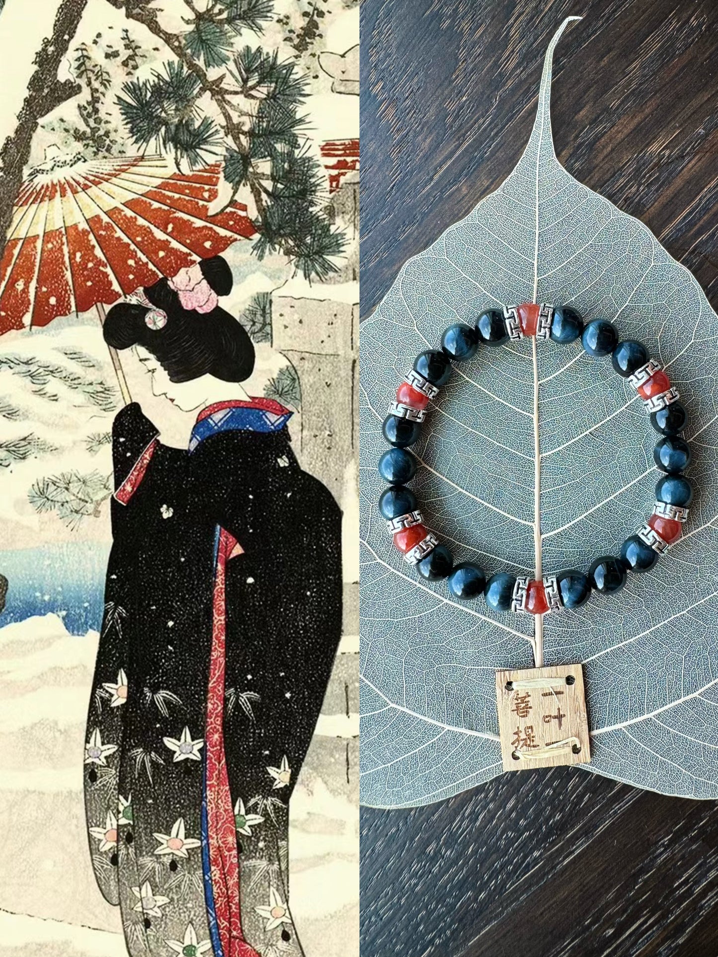 The maiden protection, dispel evil Blue tiger's eye bracelet