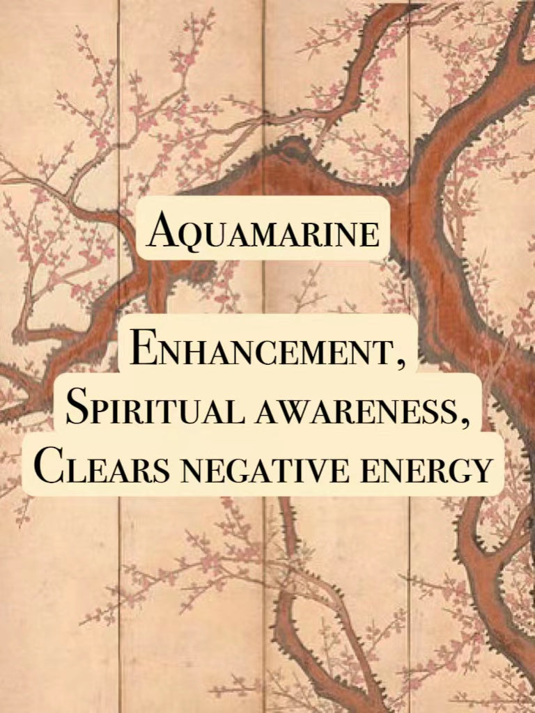 Fuji-san enhancement Aquamarine bracelet