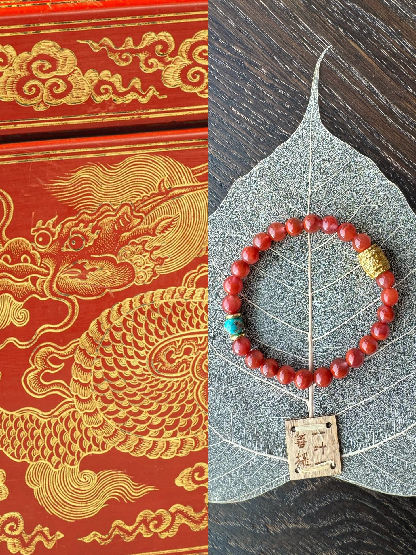 Year of the Dragon prosperity Red agate bracelet special edition