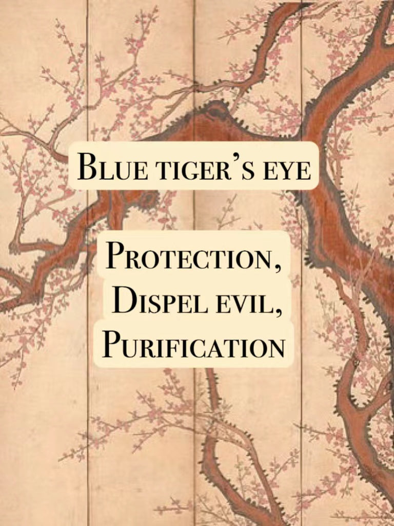 The maiden protection, dispel evil Blue tiger's eye bracelet